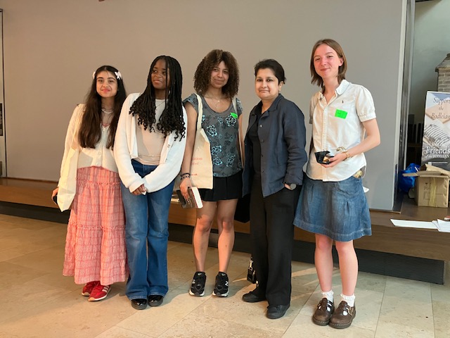 Student judges from Greenford with Baroness Chakrabarti CBE