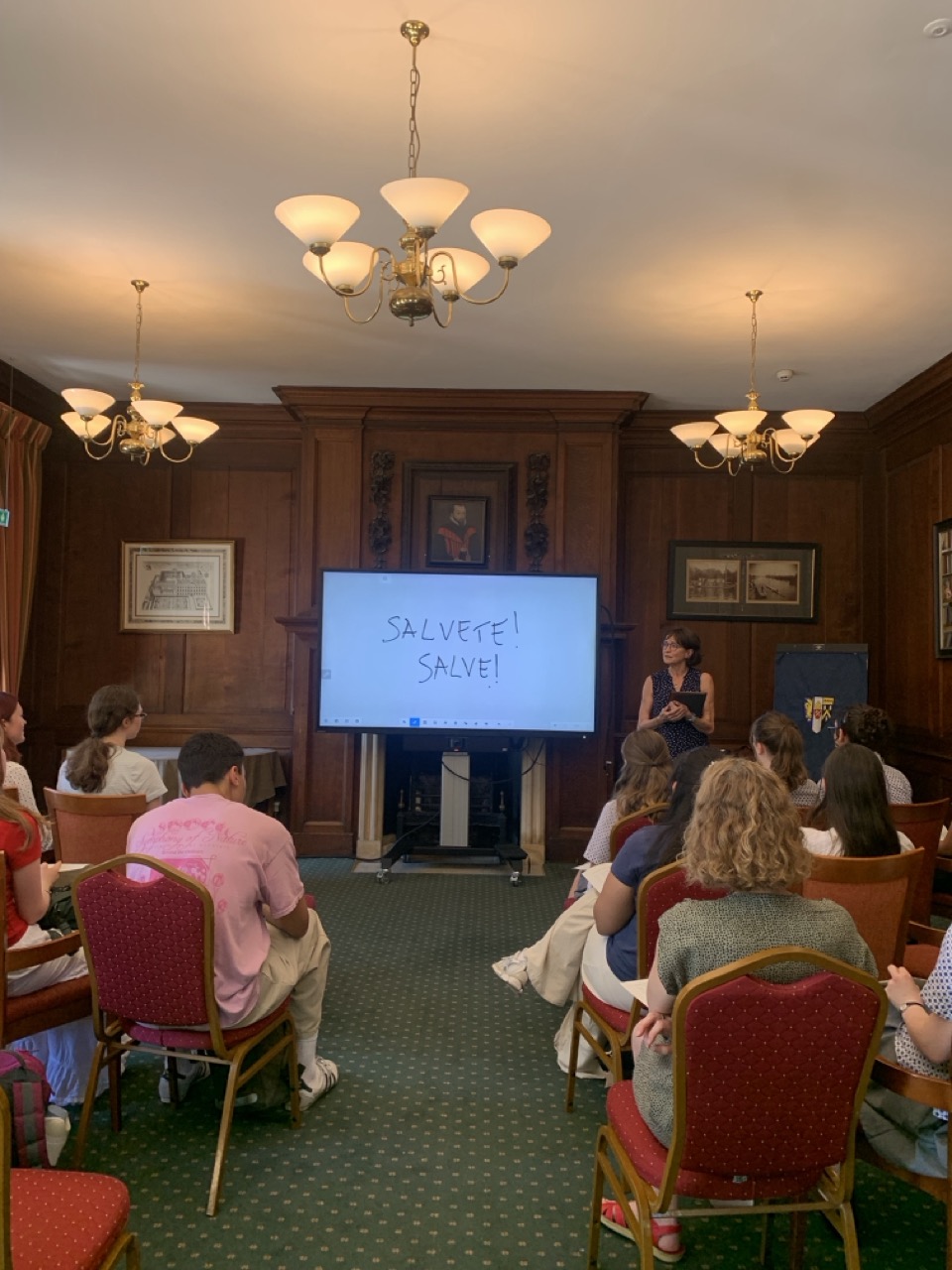 Latin taster session at Corpus Christi