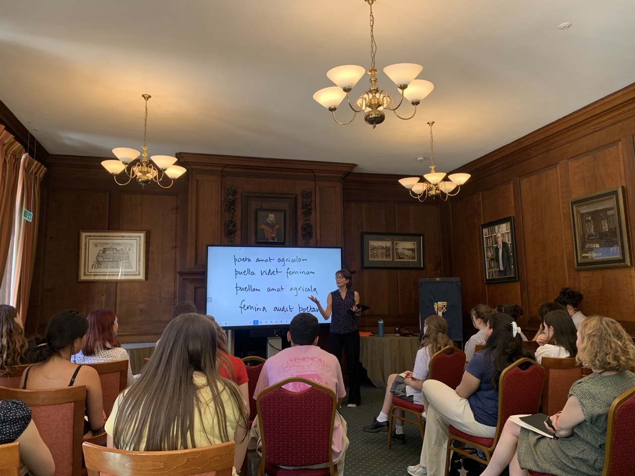 Latin taster session at Corpus Christi