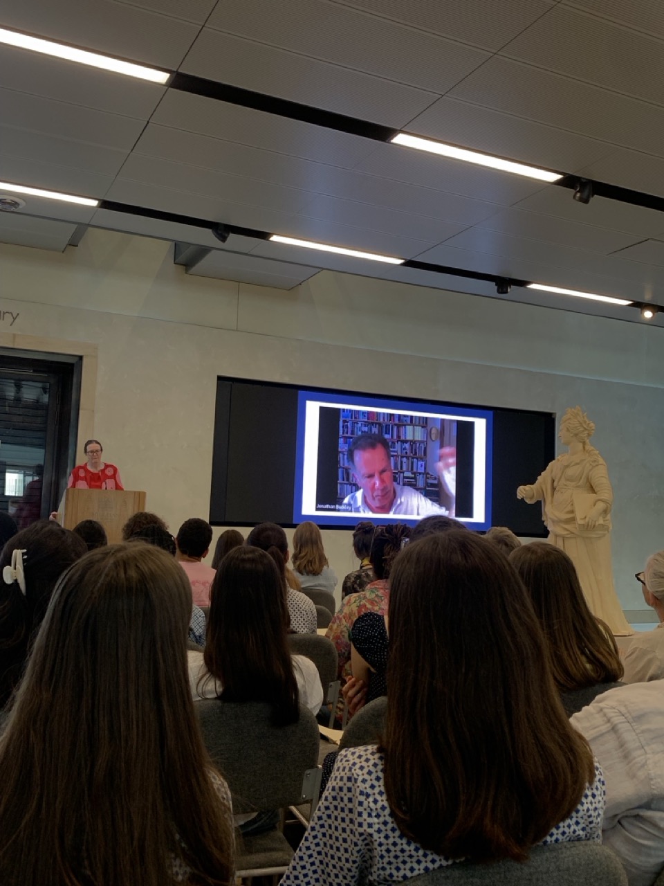 Schools' Laureate ceremony - message from Jonathan Buckley